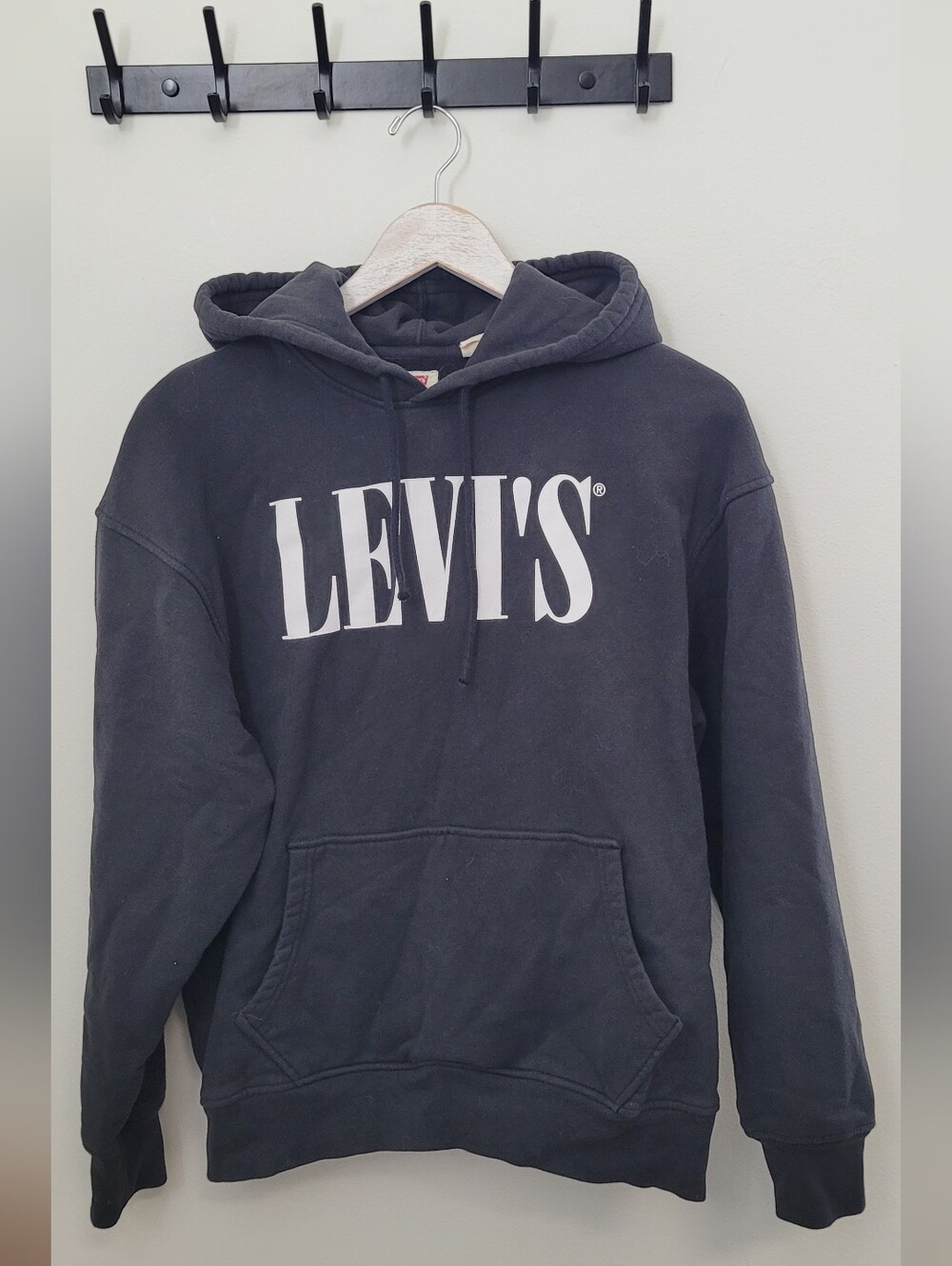 Levi's Black Hoodie With Logo